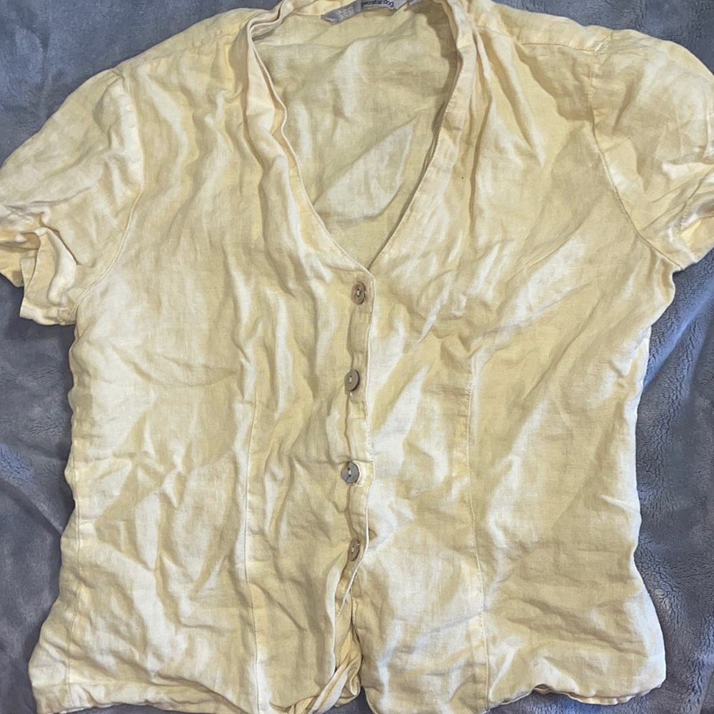 Button up tee